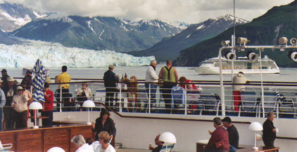 The Mendenhall Glacier in Alaska