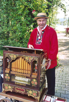 Organ Grinder at Lake Constance